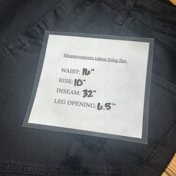 Zara Man Moto Jeans Mens Size 32x32 Black Distressed Tapered Leg Stretch - Picture 3 of 9